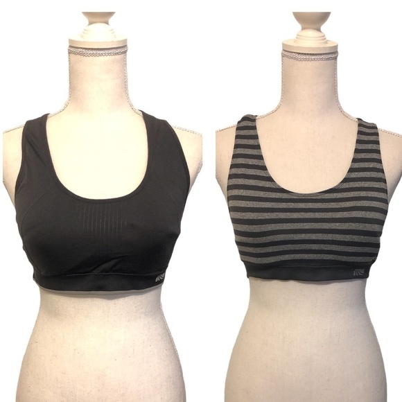 ALL IN MOTION Sports Bra (2) Women's Size Small Black Gray Bundle Athletic Wear - Picture 14 of 14